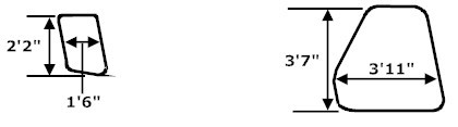 Islander door dimensions